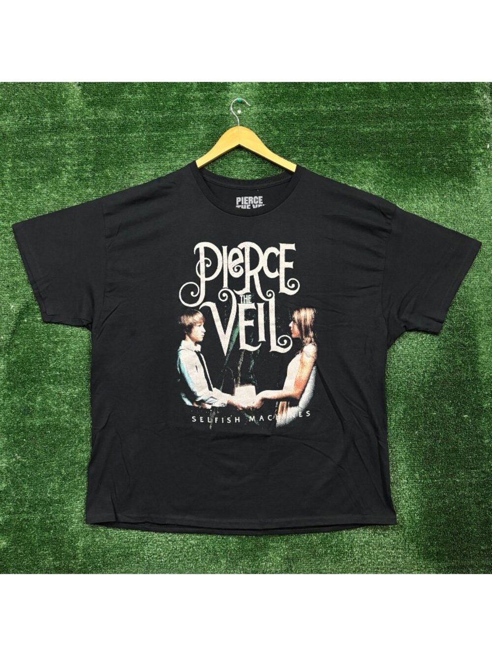 Pierce the Veil Selfish Machines Album Rock Band T-Shirt Size 3X